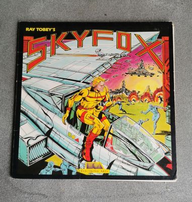 la couverture du magazine Skyfox, sur laquelle figure un homme dans un avion