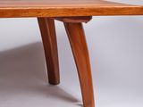 an image of a wooden table on a white background