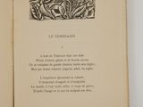 an open book with a picture of a plant on it