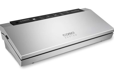 a close up of a silver vacuumr on a white background