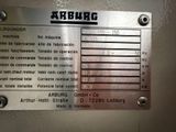 a picture of a label on a machine that says arbug