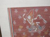 a picture of a painting on the wall of a room