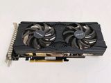 a close up of a video card with two fans on it
