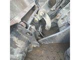 an image of a close up of a tractor ' s front end