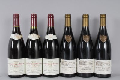 3 B SAVIGNY-LES-BEAUNE LES NARBANTONS Rouge (1° Cru) étiquet…