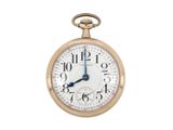 an image of a close up of a pocket watch on a white background