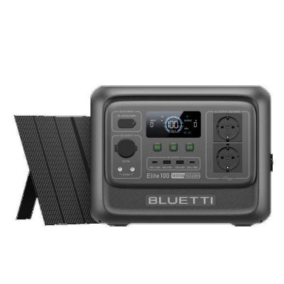 Le Bluetti est un appareil photo numérique portable équipé d'une lampe torche intégrée.