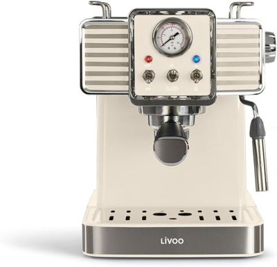 une image d'une machine à café est représentée sur un fond blanc