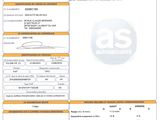 a document with a picture of a car on it and a barcode