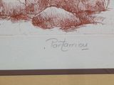 a picture of a drawing of a bear laying on the ground