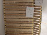 a mattress that has been wrapped up in a room