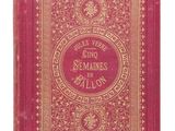 un livre rouge orné de lettres dorées et d'une bordure dorée