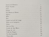 an open book with a list of different foods on it