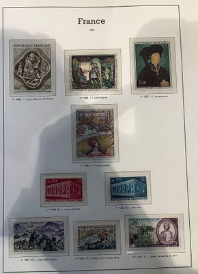 a picture of a picture of a collection of stamps