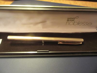 79.58 - Stylo Mont Blanc Noblesse Plume OR 100 - 150 Euro