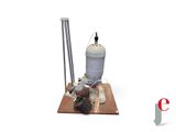 an image of a model of a water heater on a table