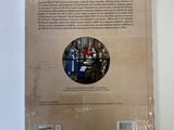 the back cover of a book with a picture of a man on a motorcycle