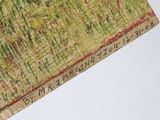a close up of a piece of fabric with a picture on it