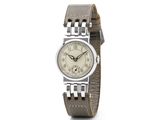 gros plan d'une montre-bracelet sur fond blanc