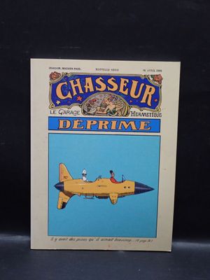 la couverture d'un magazine sur laquelle figure la photo d'un avion