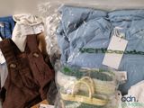 many items that are in a plastic bag on the table