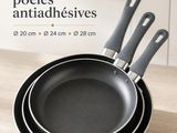 lot de 3 casseroles et poêles Antadinesves