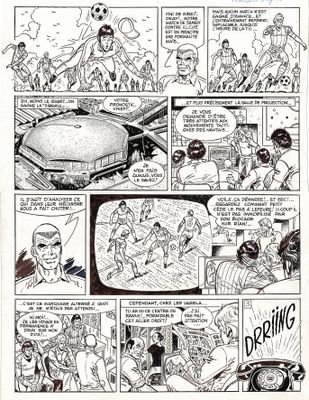 une bande dessinée en noir et blanc représentant un homme dans une voiture