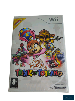 boîtier de jeu Nintendo Wii avec un personnage de dessin animé sur la jaquette
