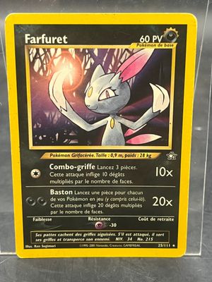 une image représentant une carte Pokémon sur laquelle figure un lapin