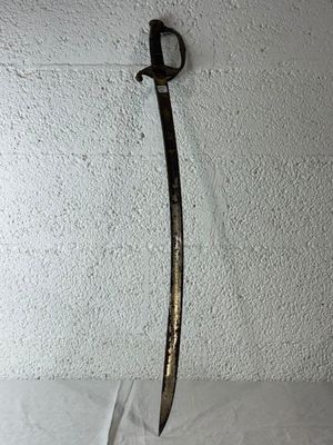 a knife that is hanging on the wall