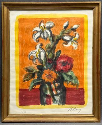 Franz PRIKING (1929-1979) Bouquet de fleurs