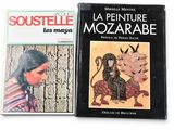 two books on a white surface one is a picture of a woman and the other is a picture of a man
