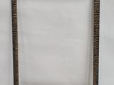 an old picture frame with a white background