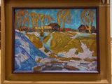 une photo d'une peinture exposée dans un musée