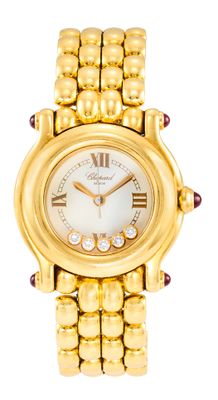 une photo d'une montre-bracelet pour femme avec un cadran blanc
