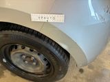 a close up of a car with a sticker on the side of it