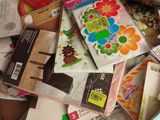 a pile of assorted items on a table