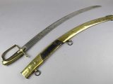 two swords, one with a gold handle and one with a black blade