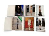several photographs of a woman in a black dress and a woman in a white dress and a woman in a black dress and a woman in a white dress and a