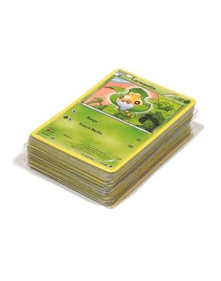 une pile de cartes sur lesquelles figure l'image d'un personnage de dessin animé