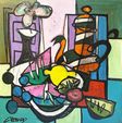 Claude VENARD (1913-1999)
La Cafetière orange
Huile sur toile sig...