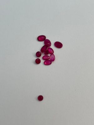 Lot rubis (traité) 2.70 cts