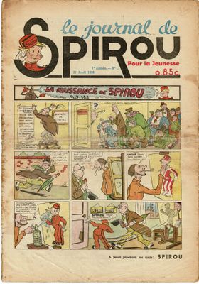 la couverture du Journal de Spirou