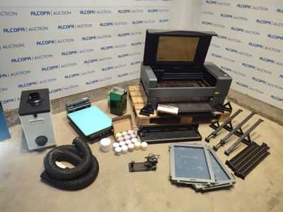 a picture of a printer and other electronics on a table
