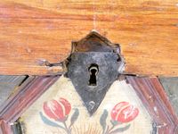 Coffre ancien style "coffre de mariage ou de dot", Tyrol, Al… (photo 5)