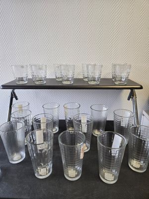 Lot 14 grands verres 450 ml et 8 petits à eau - Photo 1