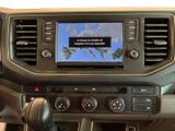 the dashboard of a car with a map on the screen
