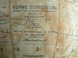 a close up of a large globe on a table