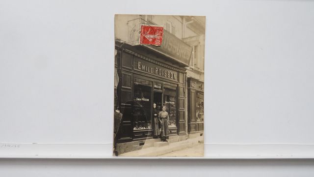 Aubusson : Chaussures Emile Poisson. Carte-Photo rare !!! TBE.