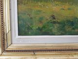 a picture of a painting of a field of grass